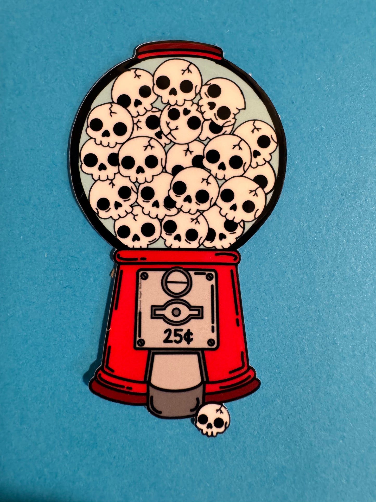 Skelly gumball Machine 3” sticker