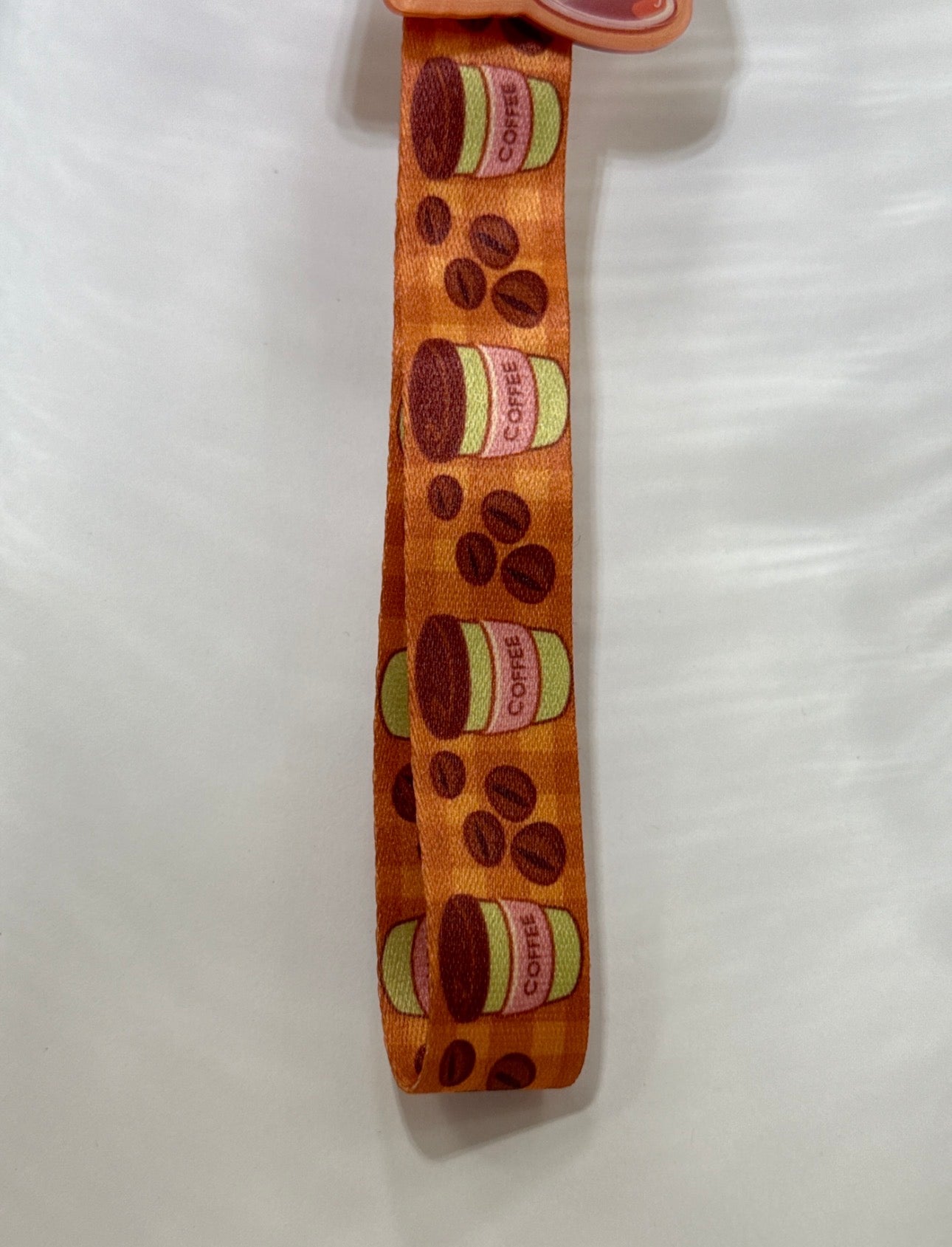 Coffee Bear Cafe keychain, and lanyard combo