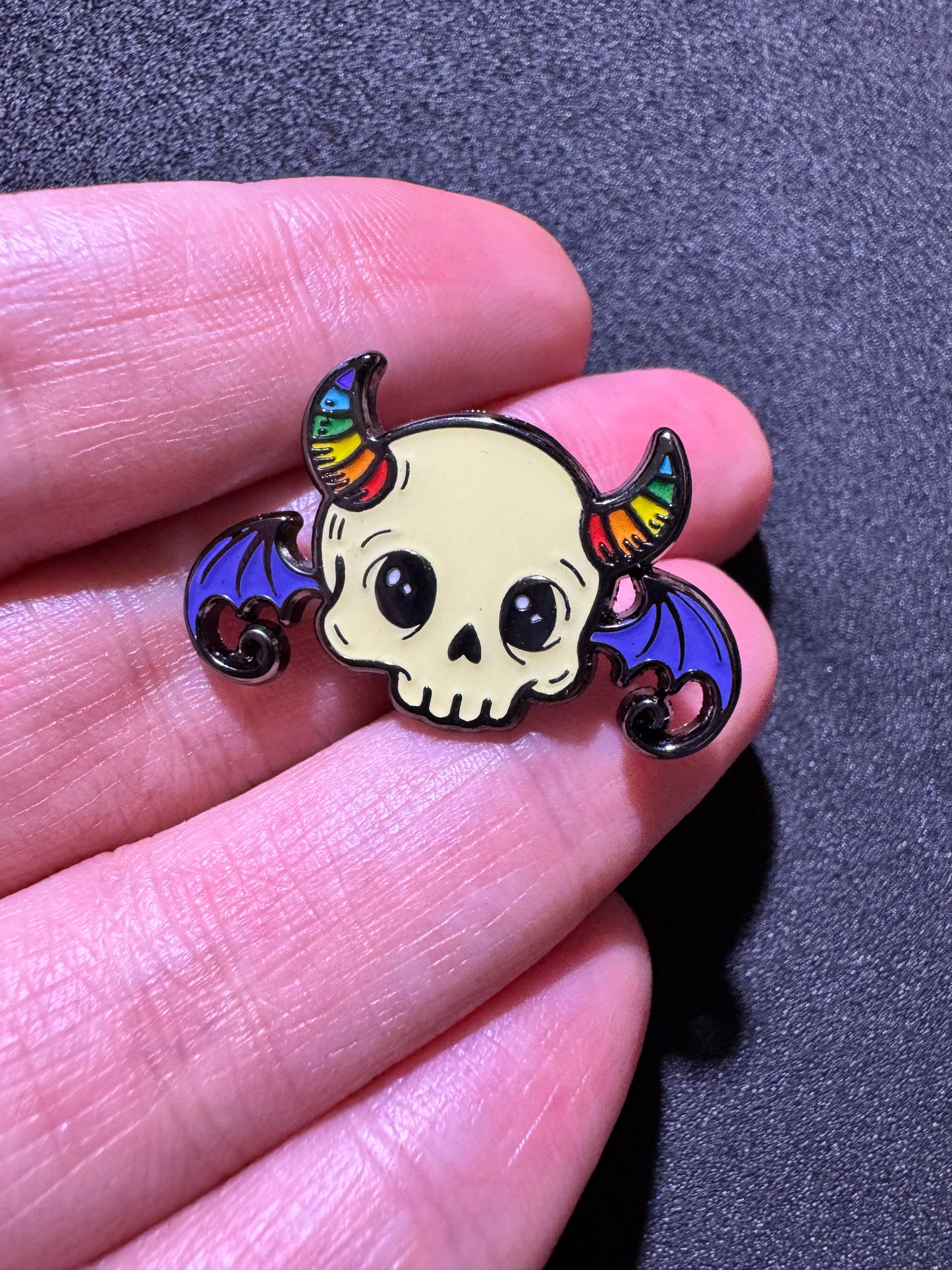 Rainbow Prism Enamel Pin