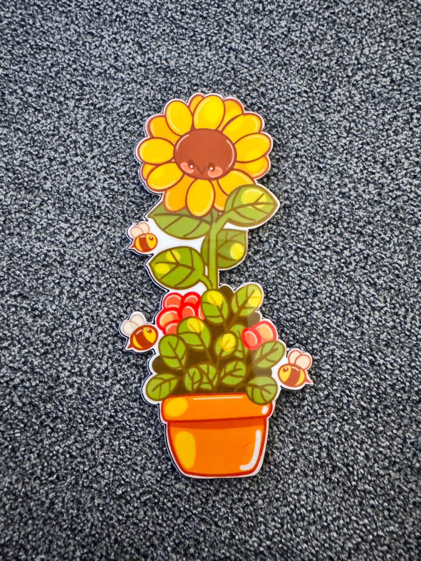 Happy Sunflower Sticker