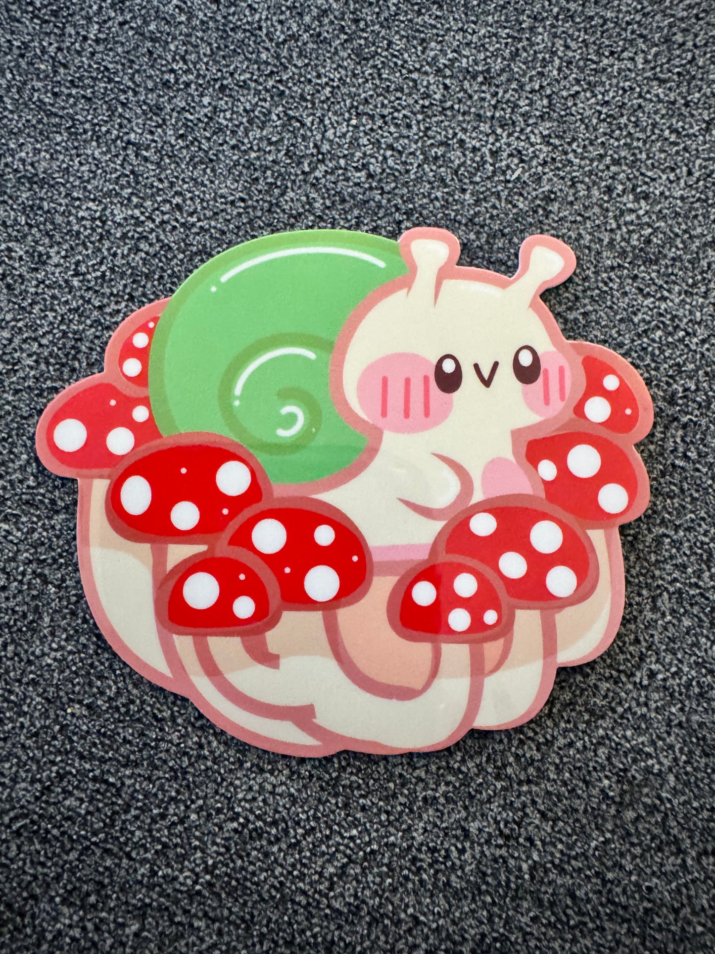 Mega Mushroom Snail Sticker