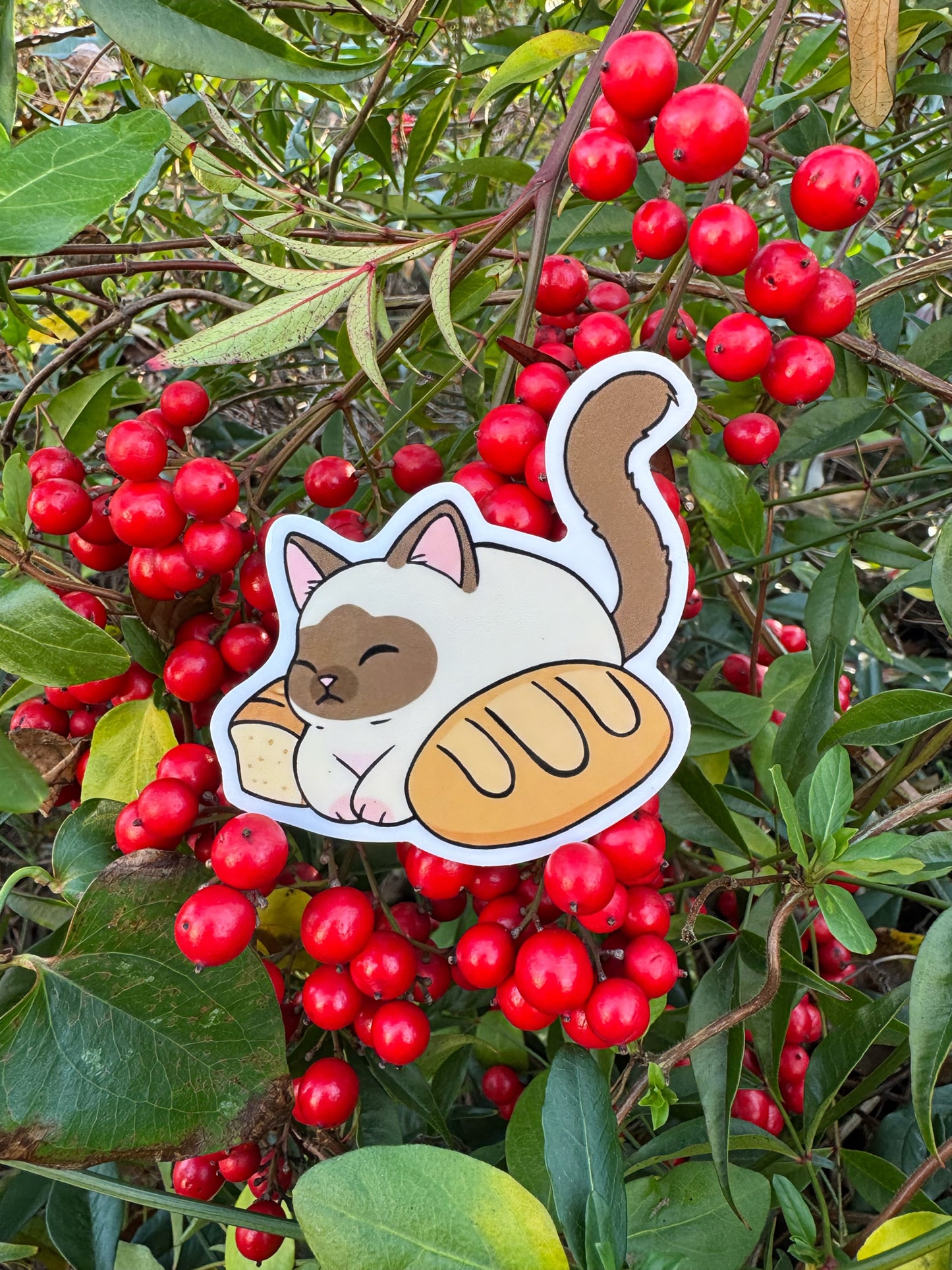 “I Loaf you” Kitty Vinyl Sticker