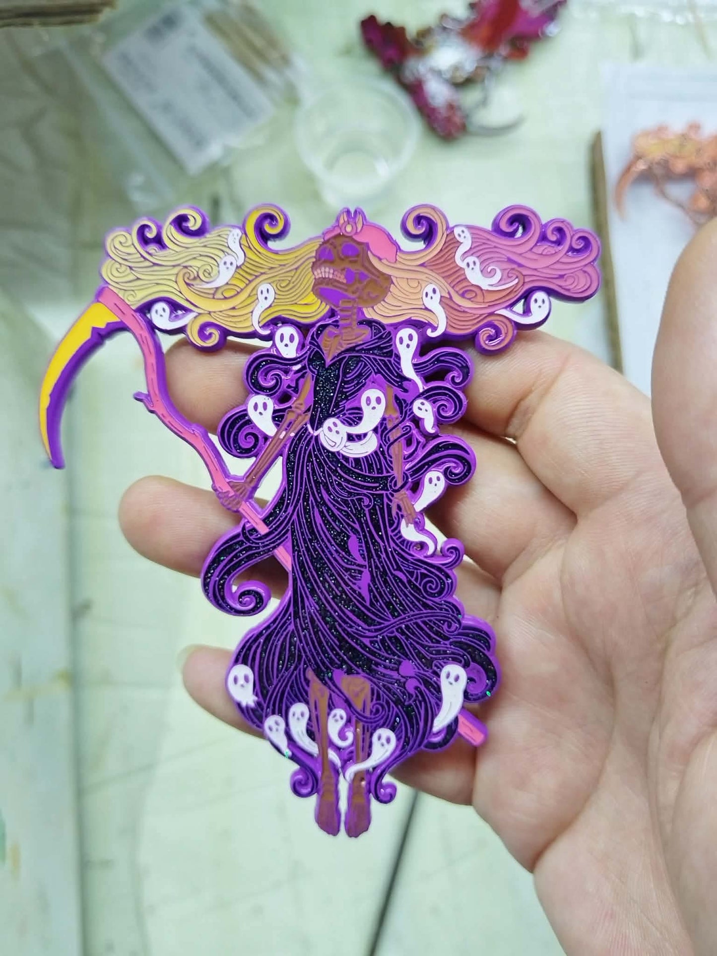 The Death Mother 4” Enamel Pin