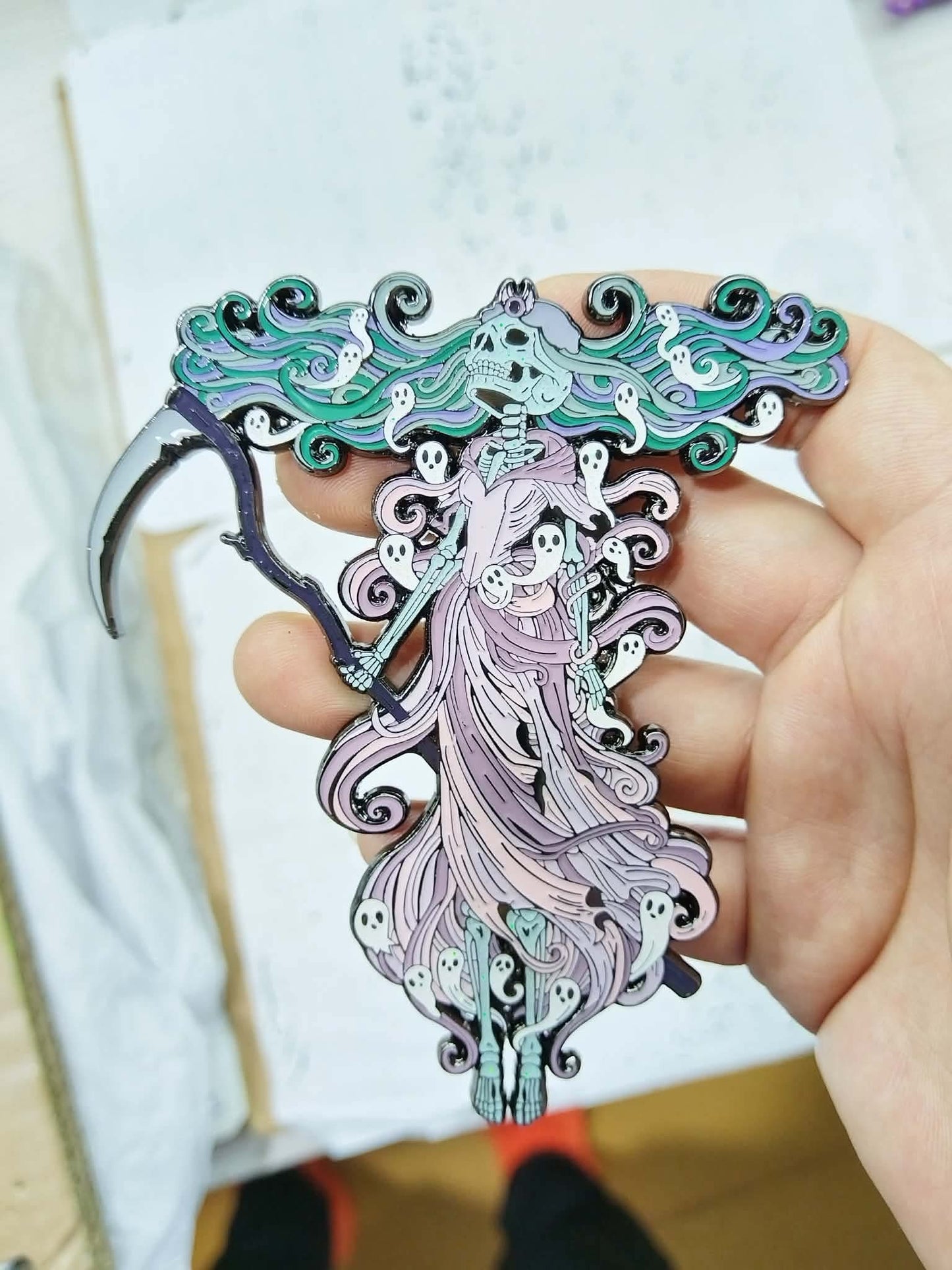 The Death Mother 4” Enamel Pin