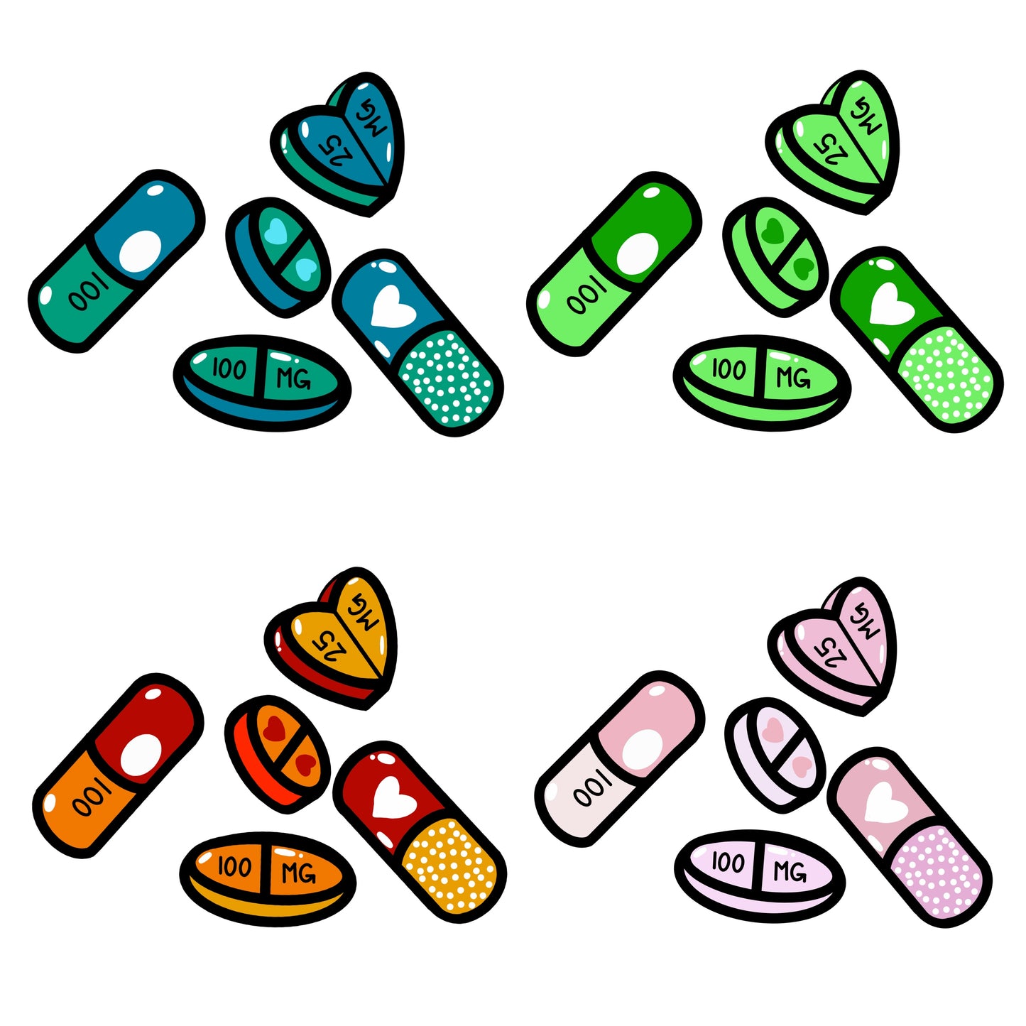 Toxic Treats 5 mini Pin set PRE-ORDER✨