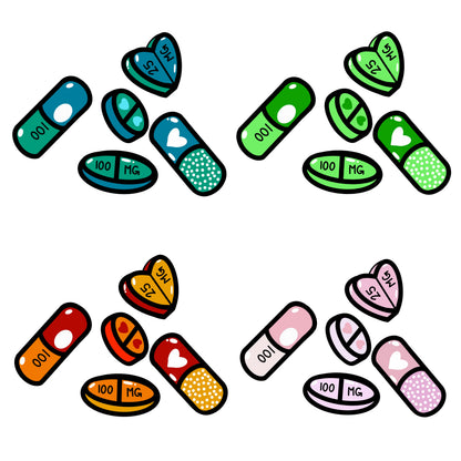Toxic Treats 5 mini Pin set PRE-ORDER✨