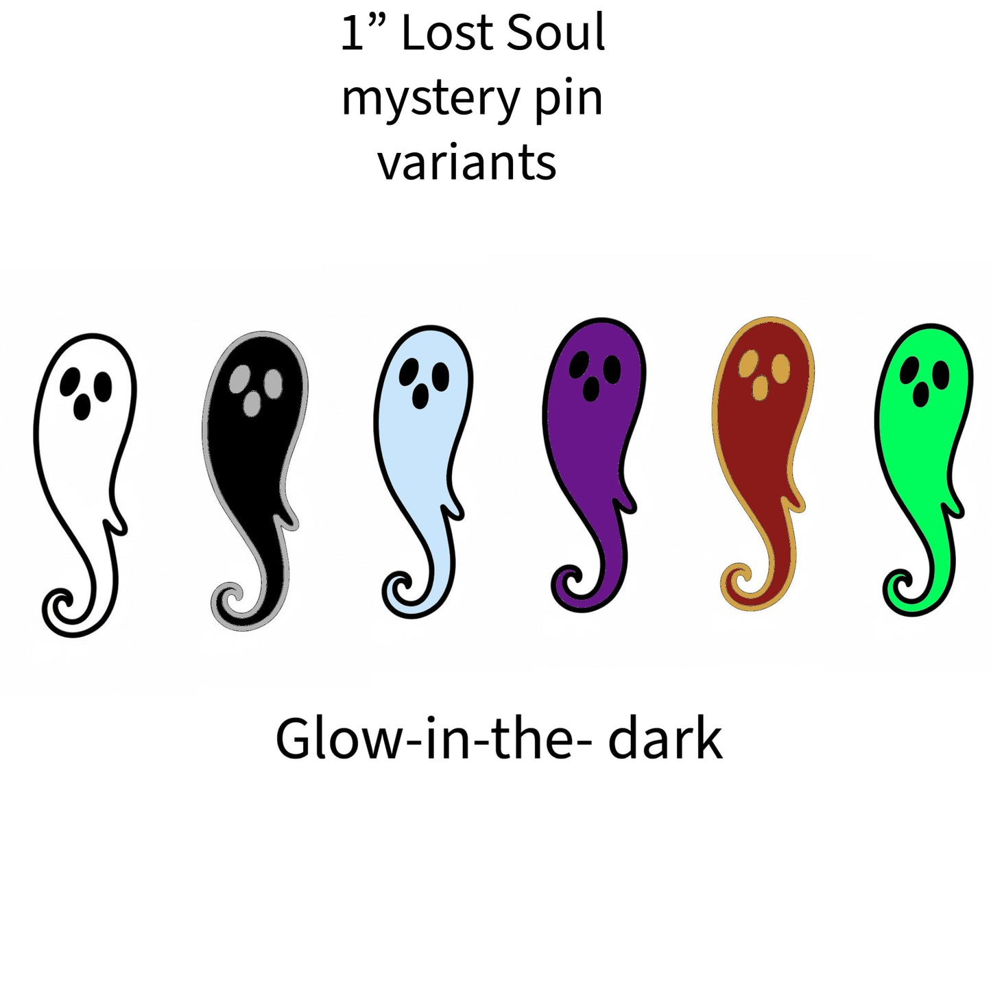 Lost Soul 1” Myster Mini Pin