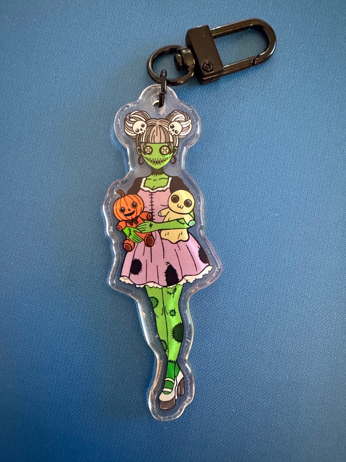 3” Zombunnie Acrylic Keychain