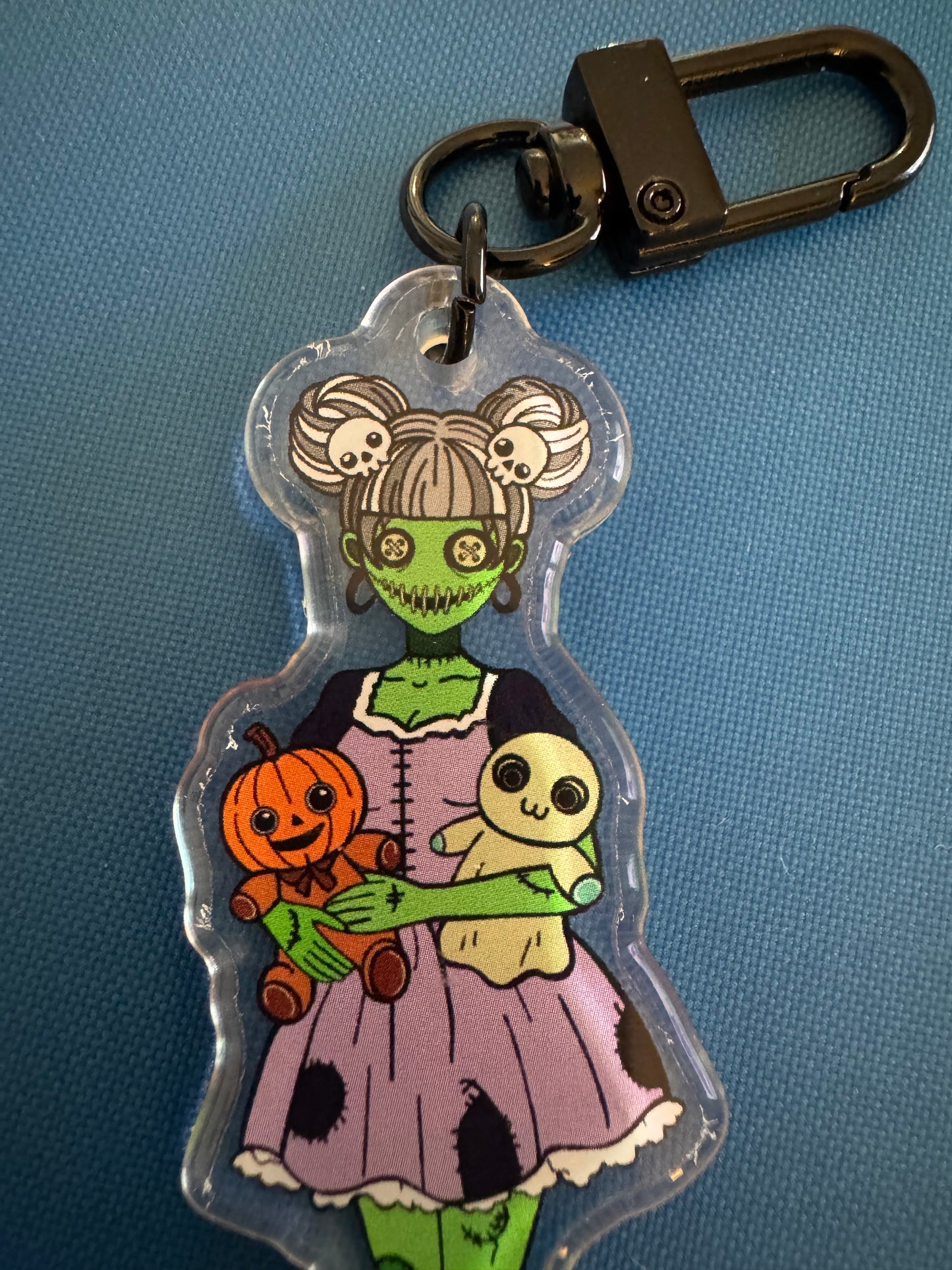 3” Zombunnie Acrylic Keychain