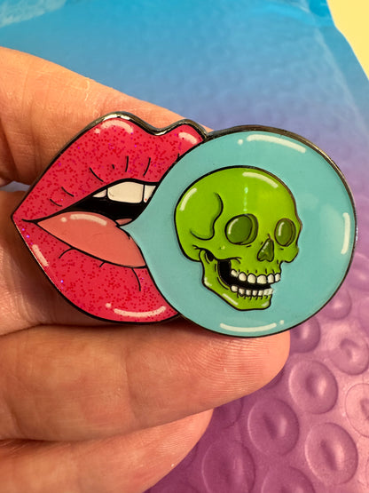 Bubblegum Bitch Enamel Pin