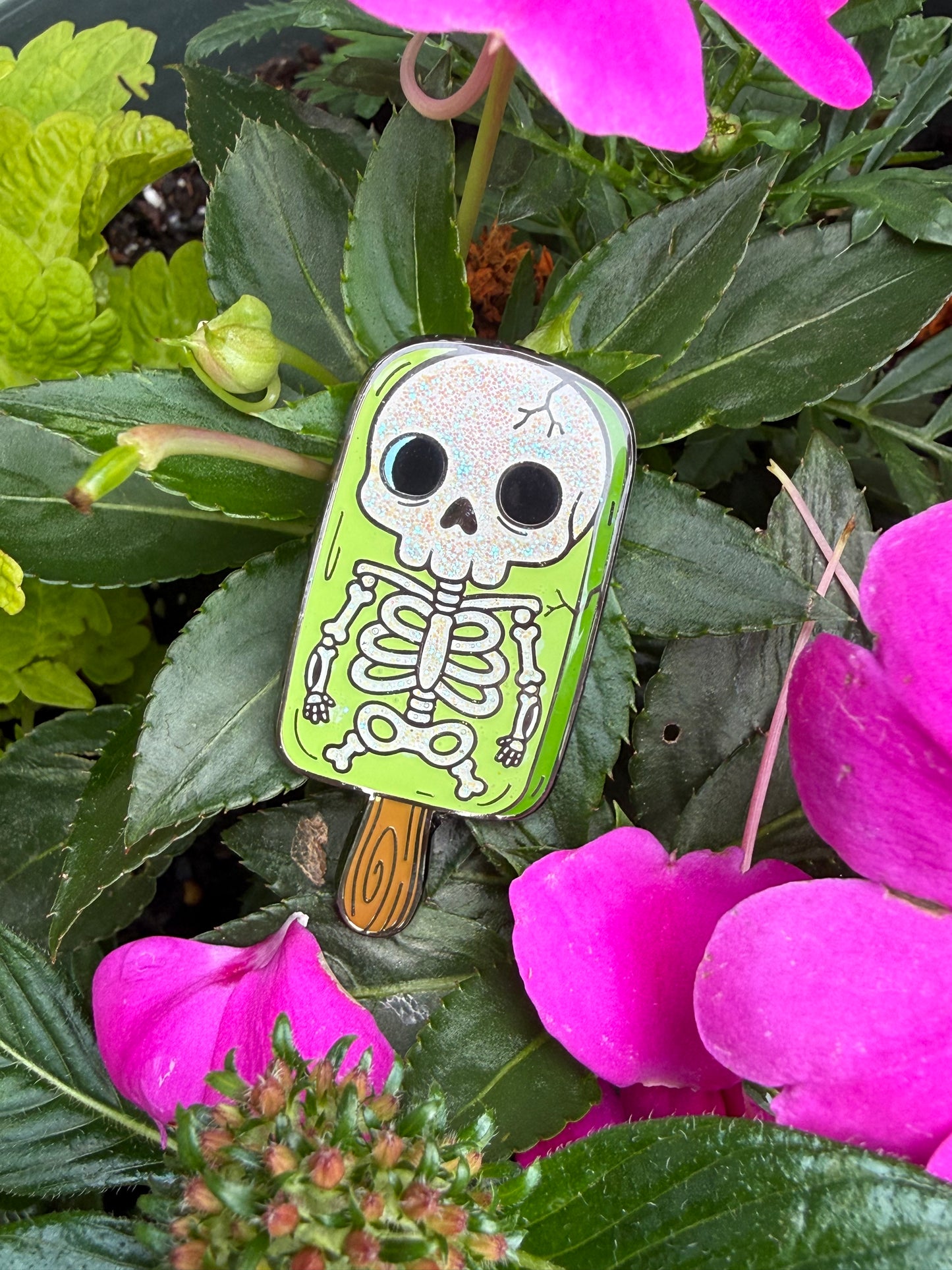 Skelly-Popsicle toxic Enamel Pin