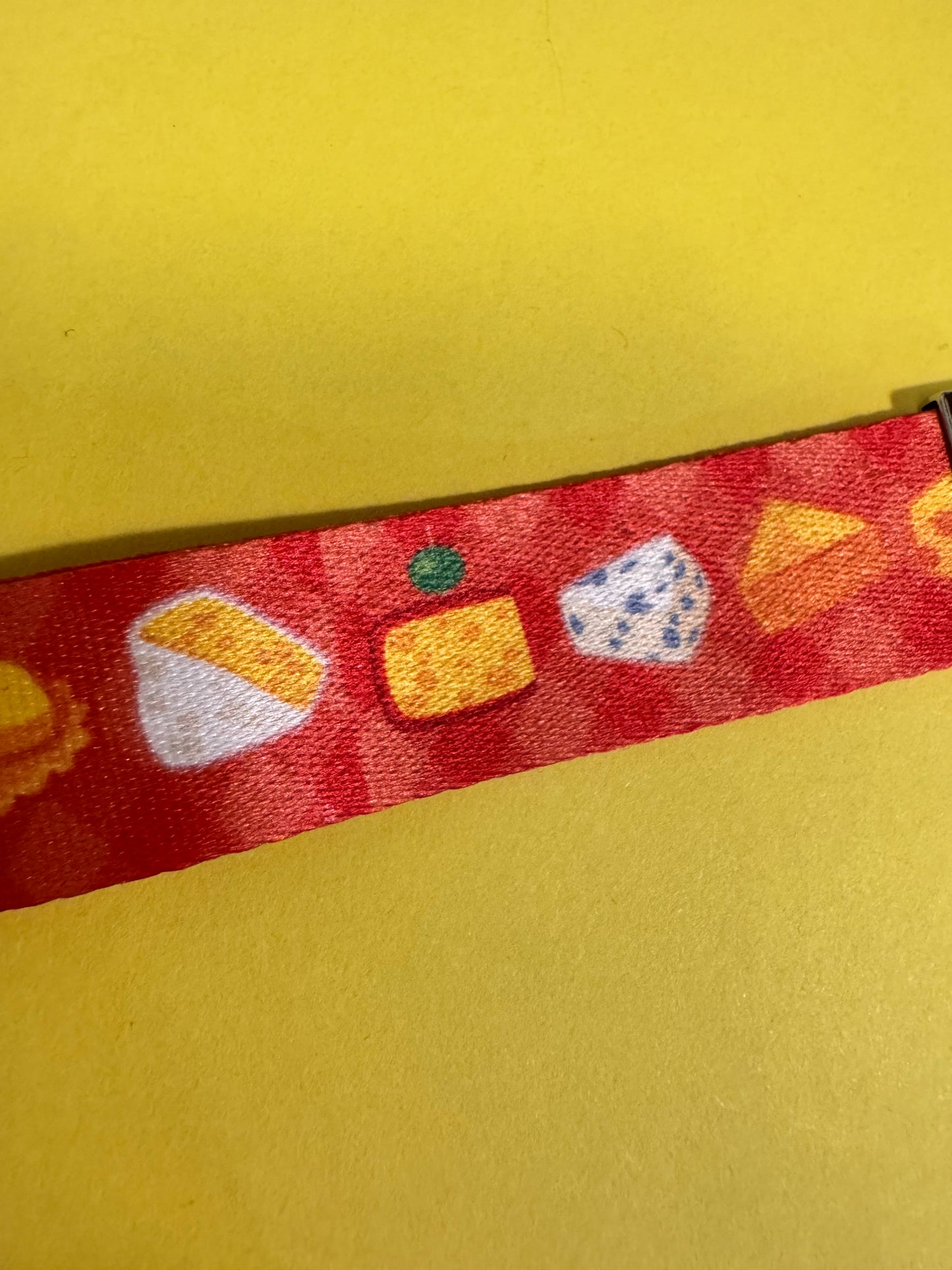 Cheese Snob Mouse keychain, and lanyard