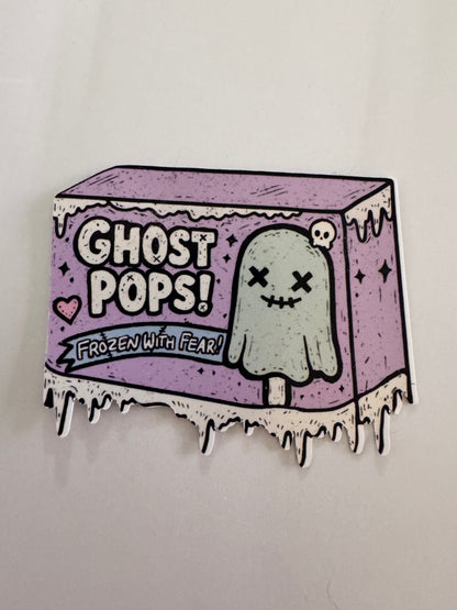 Ghost Pops Vinyl Sticker