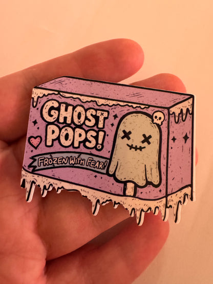 Ghost Pops Vinyl Sticker