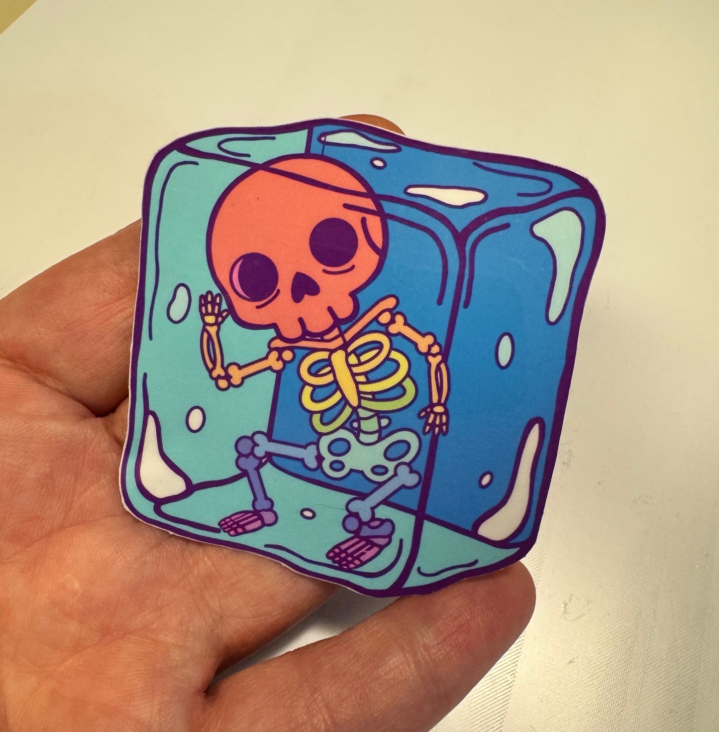 Skelly-Cube 3 sticker pack