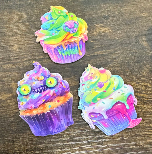 Cupcake Vinyl Stickers