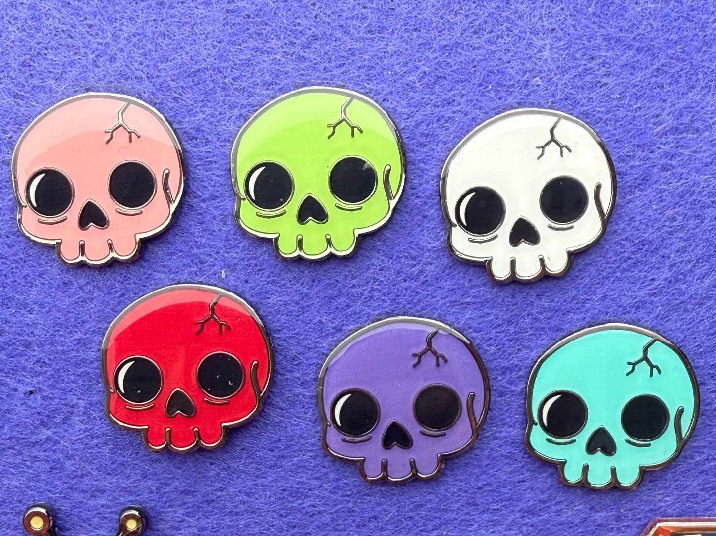 Skelly Skull Blind Bag 1” Enamel pin