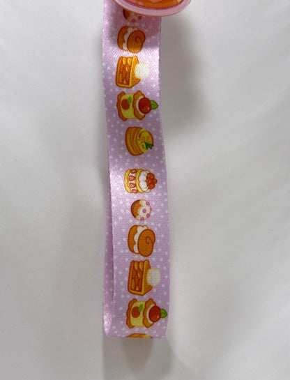 Pastel Pastries Keychain and Lanyard Combo