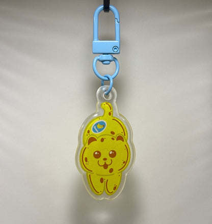Banana Bear Acrylic Keychain