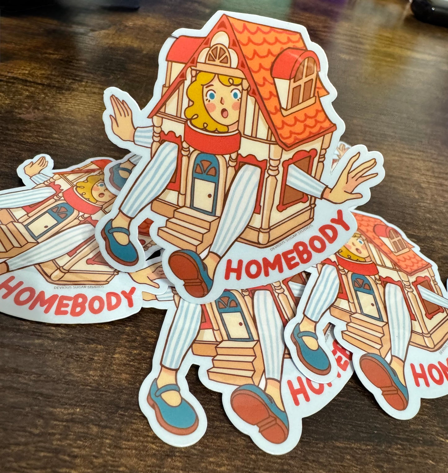 Homebody sticker