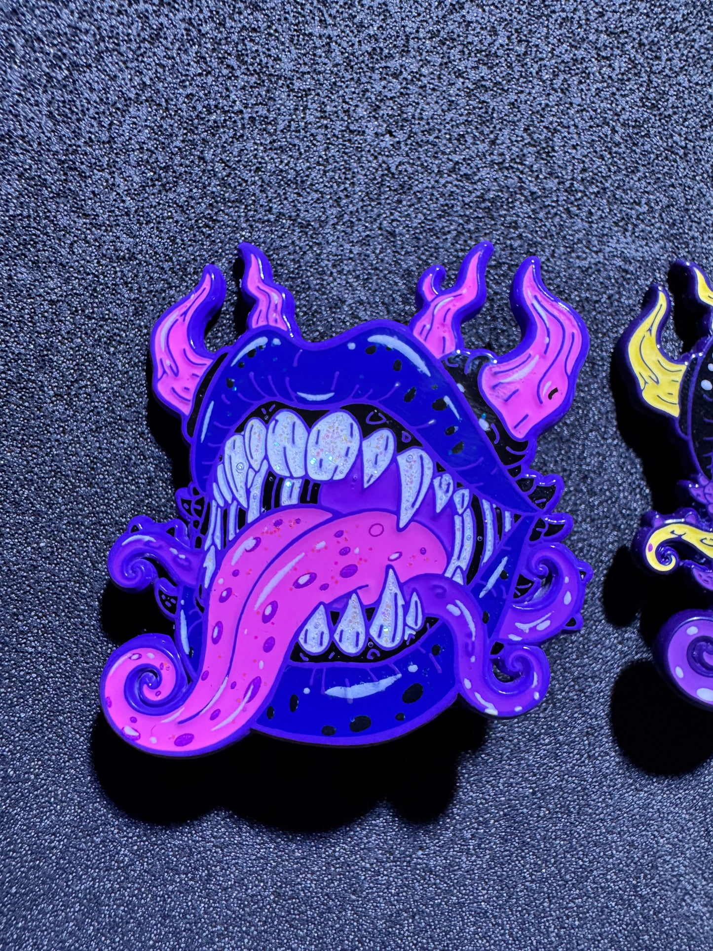 Pride piranha plant Kiss enamel pins