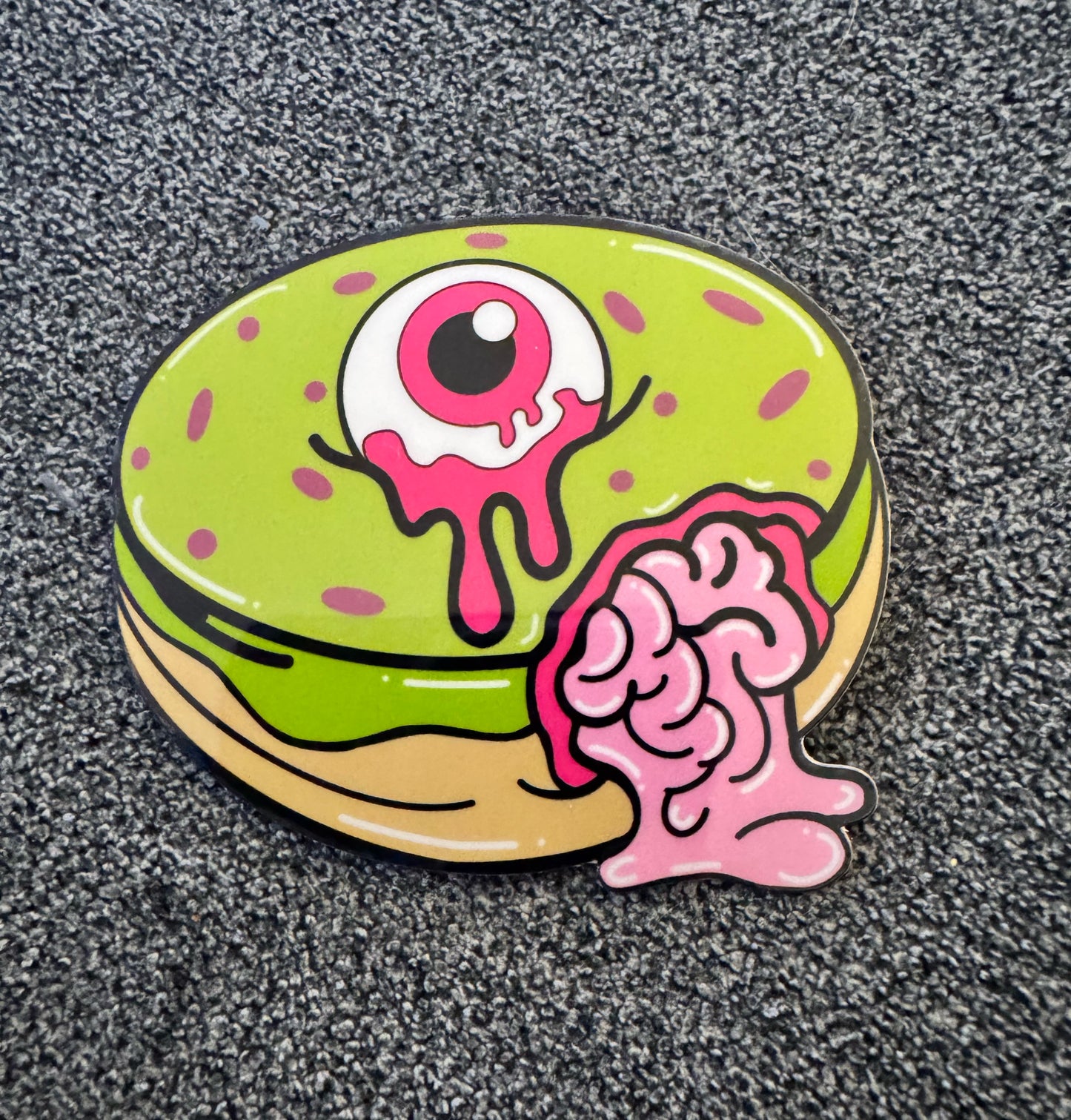 Zombie Donut Sticker
