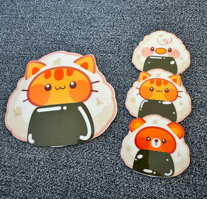 Animal Onigiri Sticker