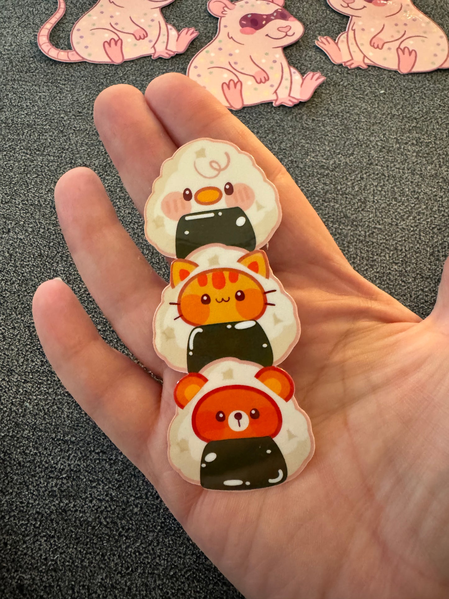 Animal Onigiri Sticker