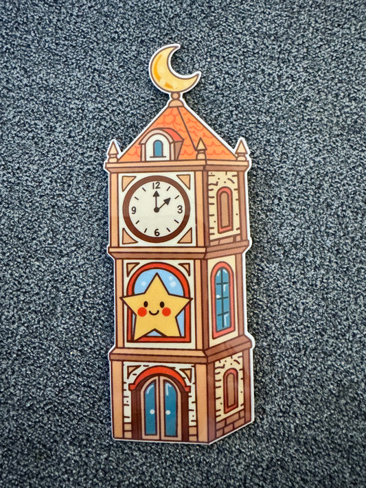 Pop Star Clock tower sitcker