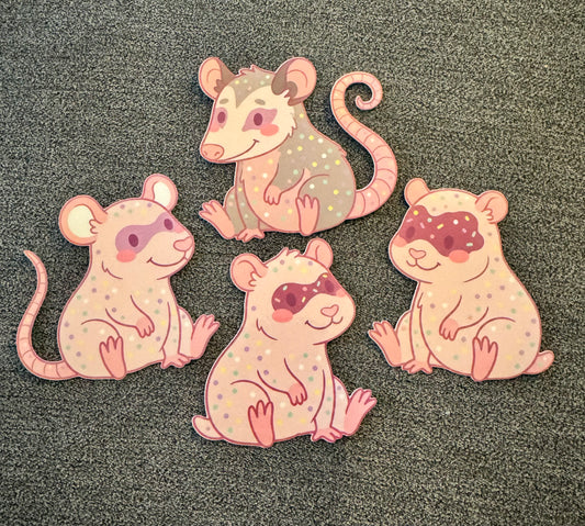 Mega Sugar Cookie Rodent Stickers