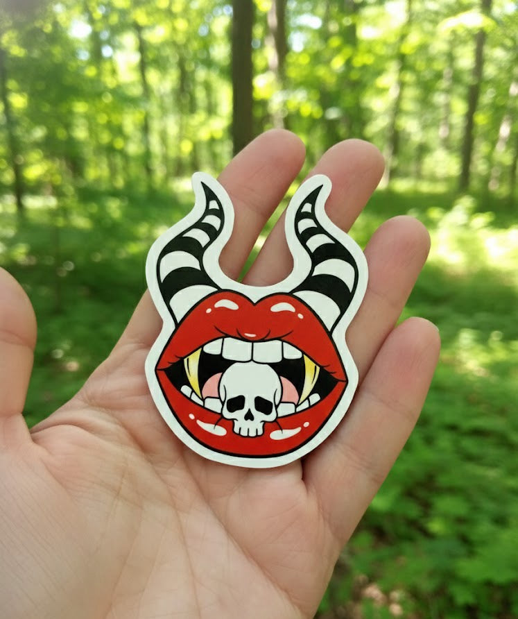 Jawbreaker Lips Vinyl Sticker