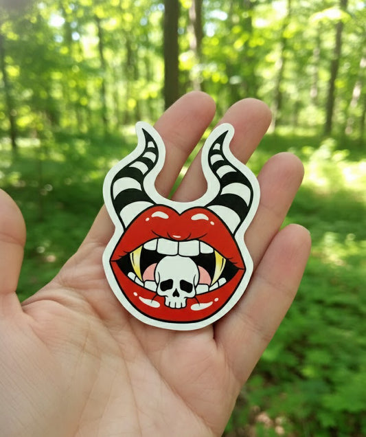 Jawbreaker Lips Vinyl Sticker