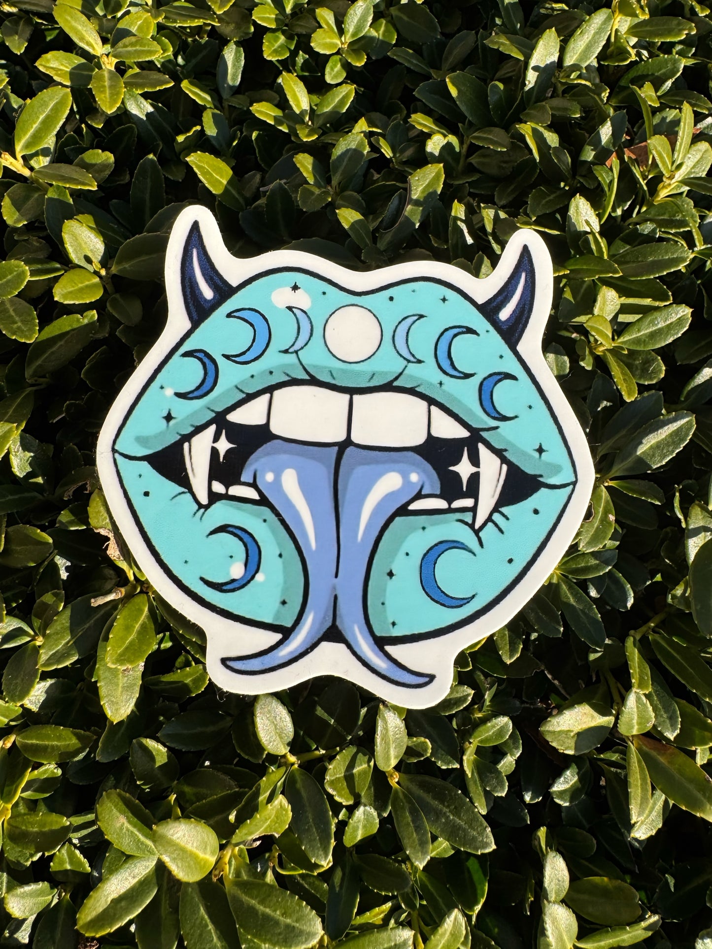 Moon Phase lips Sticker