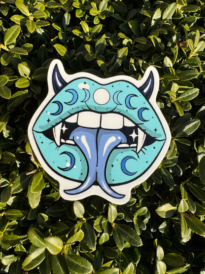 Moon Phase lips Sticker