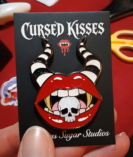 Jawbreaker Lips Enamel pin