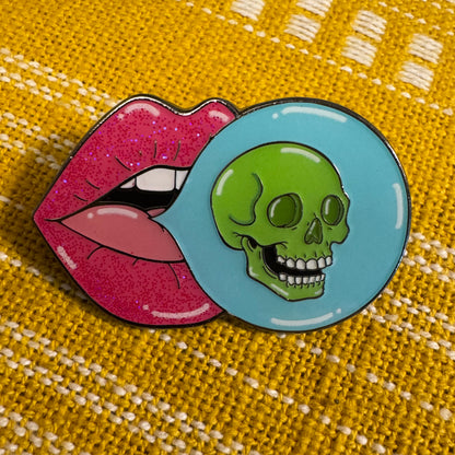 Bubblegum Bitch Enamel Pin
