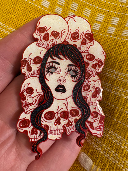 Mortal Inheritance Enamel Pin