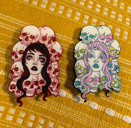 Mortal Inheritance Enamel Pin