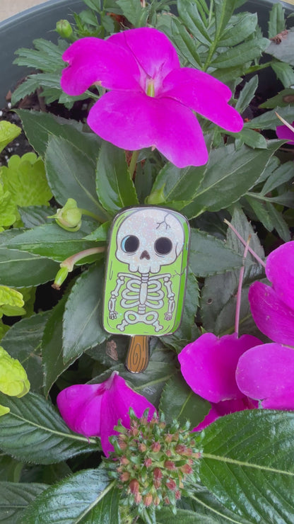 Skelly-Popsicle toxic Enamel Pin