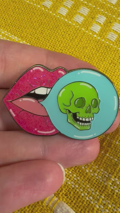 Bubblegum Bitch Enamel Pin