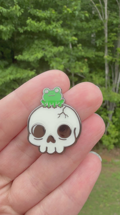Froggy Friend Enamel Pin
